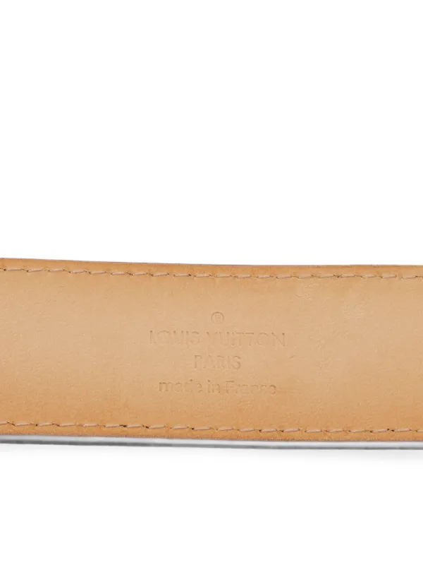 Louis Vuitton Pre-Owned 2008 サンセット レザーベルト | レッド