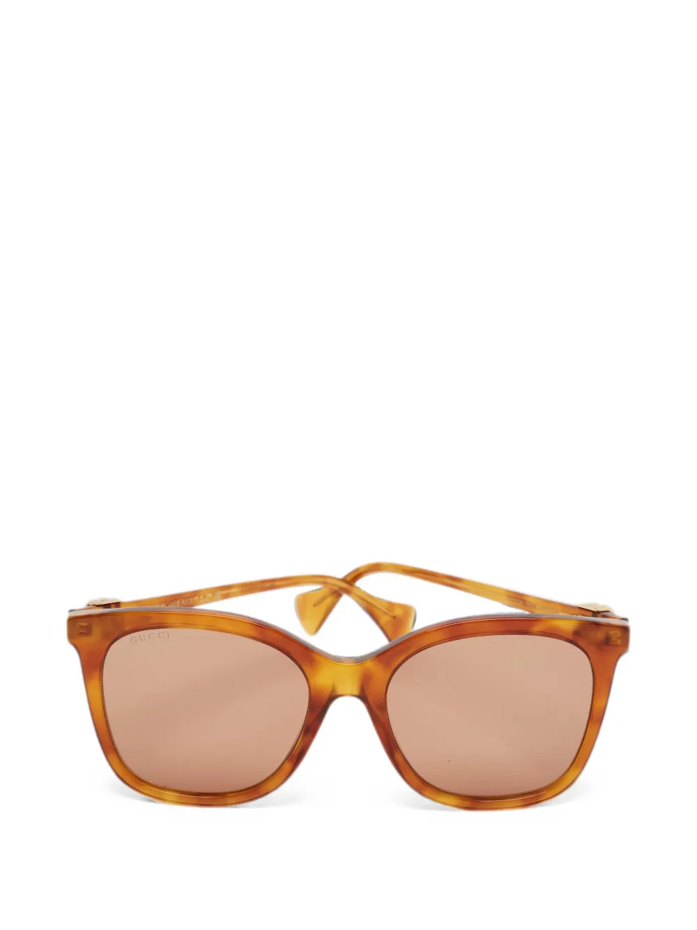 Gucci Pre-Owned butterfly sunglasses - Marrone