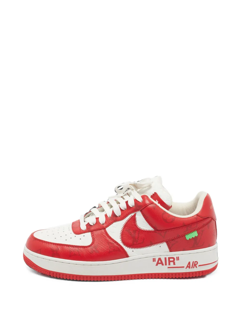 Louis Vuitton Pre-Owned x Nike Air Force 1 Monogram lace-up sneakers - Rot