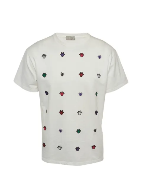 Christian Dior Pre-Owned playera con aplique Bee