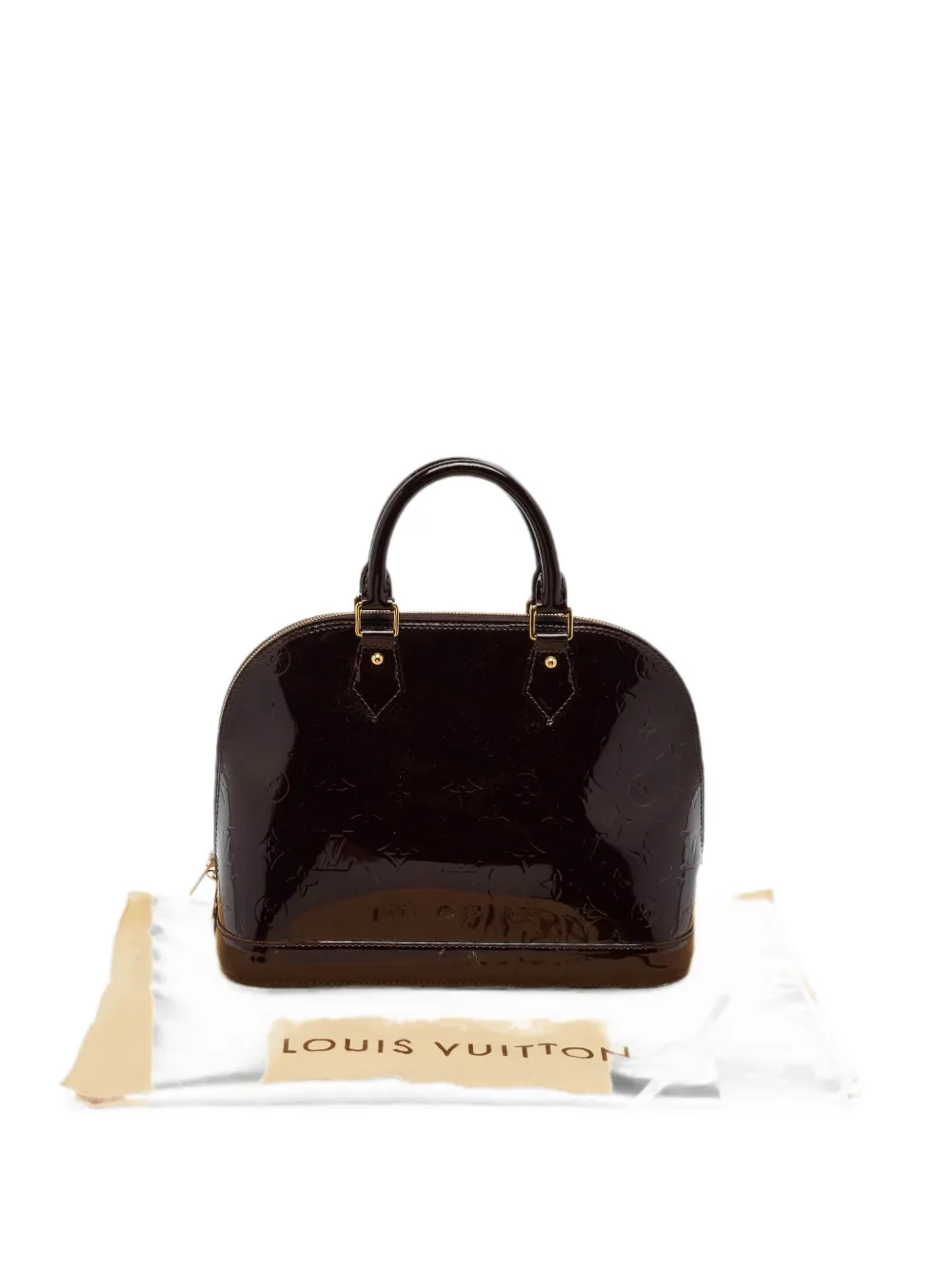 Louis Vuitton Pre-Owned 2011 Alma Monogram Vernis tote bag - Rosso
