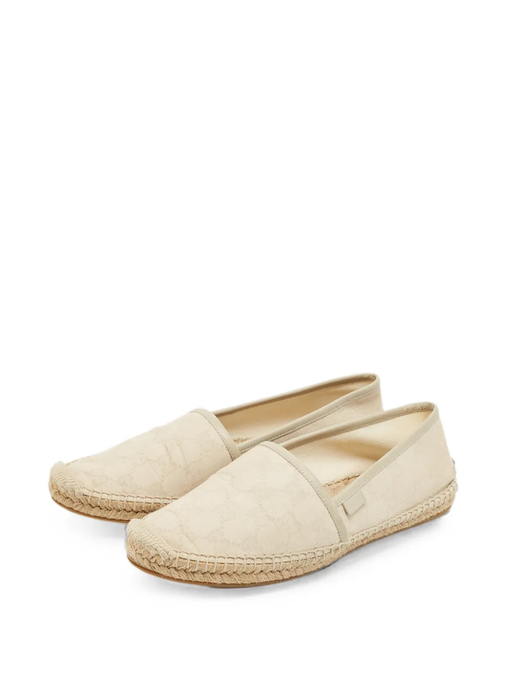 Gucci Pre-Owned canvas espadrilles Beige