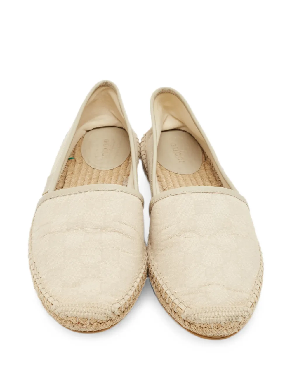 Gucci Pre-Owned canvas espadrilles Beige