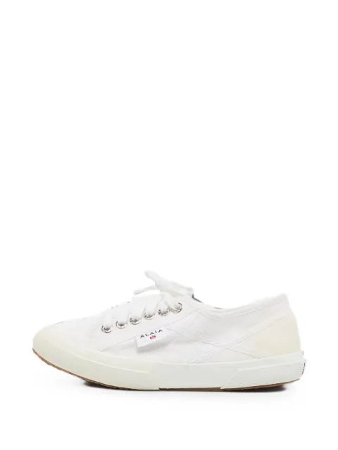 Alaïa Pre-Owned Superga lace-up sneakers