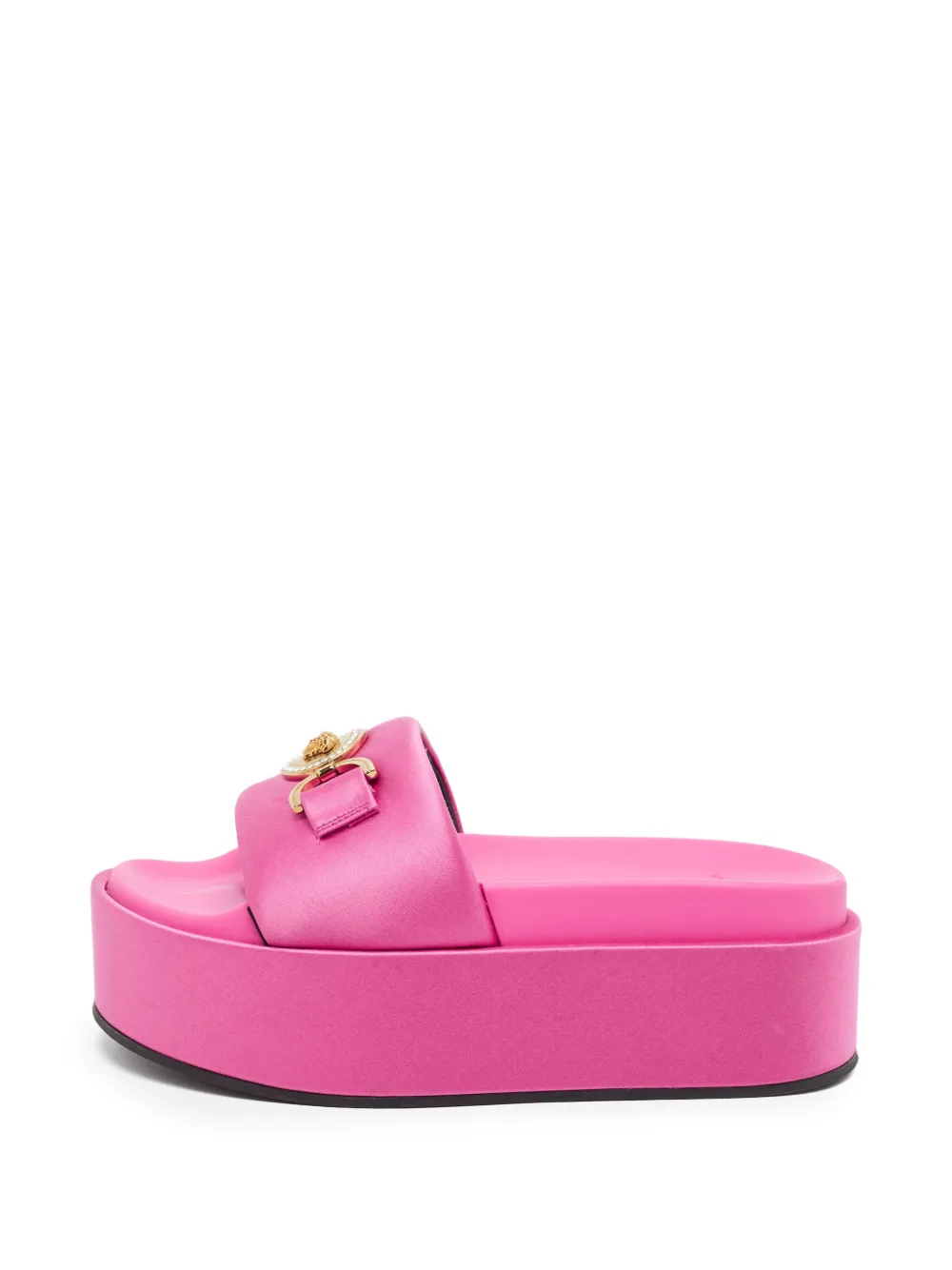 Versace Pre-Owned sandales La Medusa à plateforme - Rose Versace Pre-Owned sandales La Medusa à plateforme - Rose