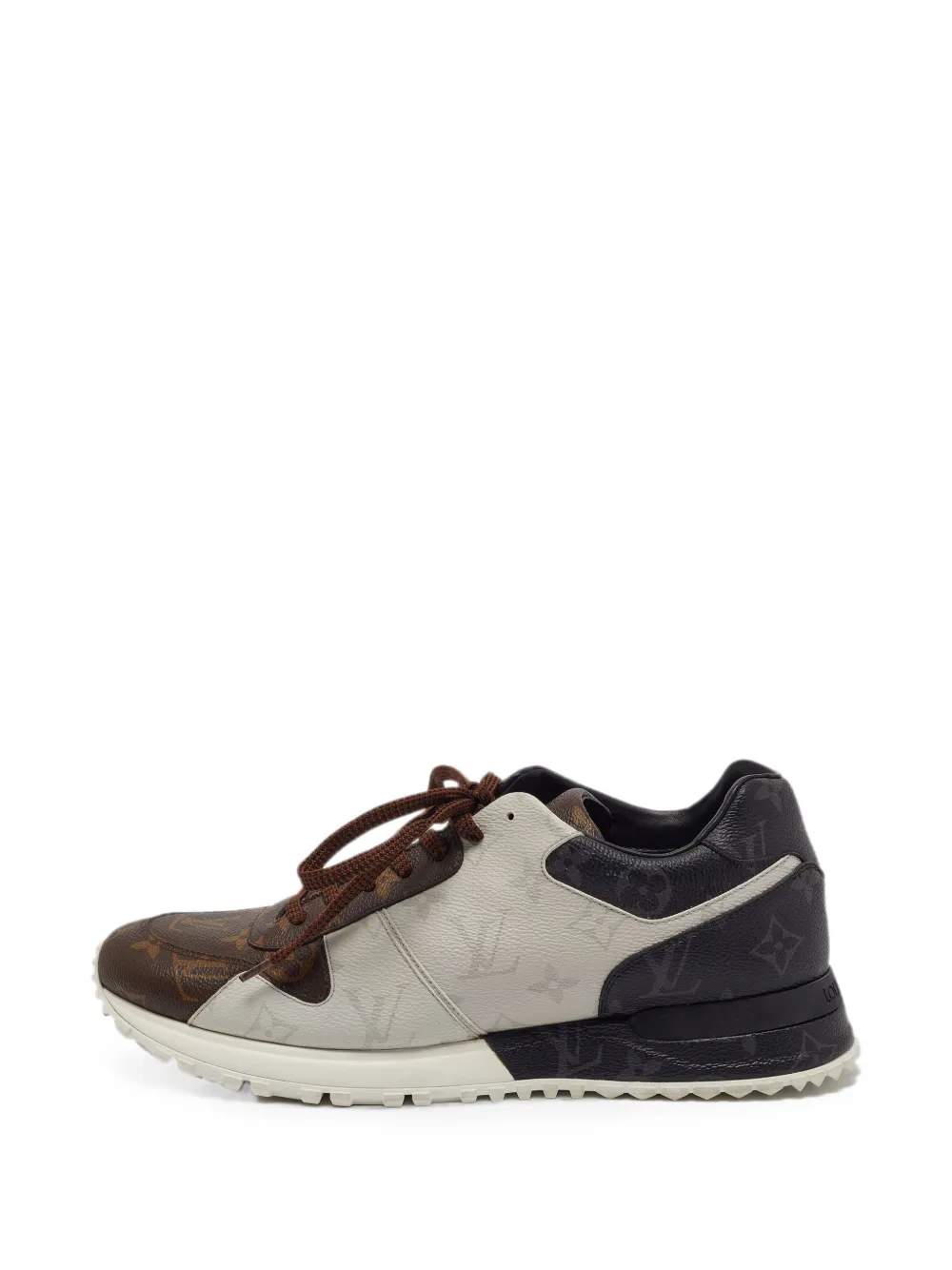 Louis Vuitton Pre-Owned Run Away Monogram canvas sneakers - Weiß
