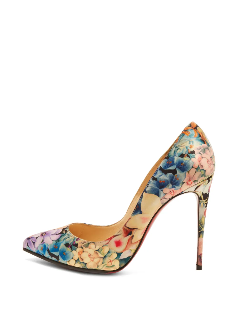Christian Louboutin Pre-Owned Pigalle Follies Pumps mit Print - Nude