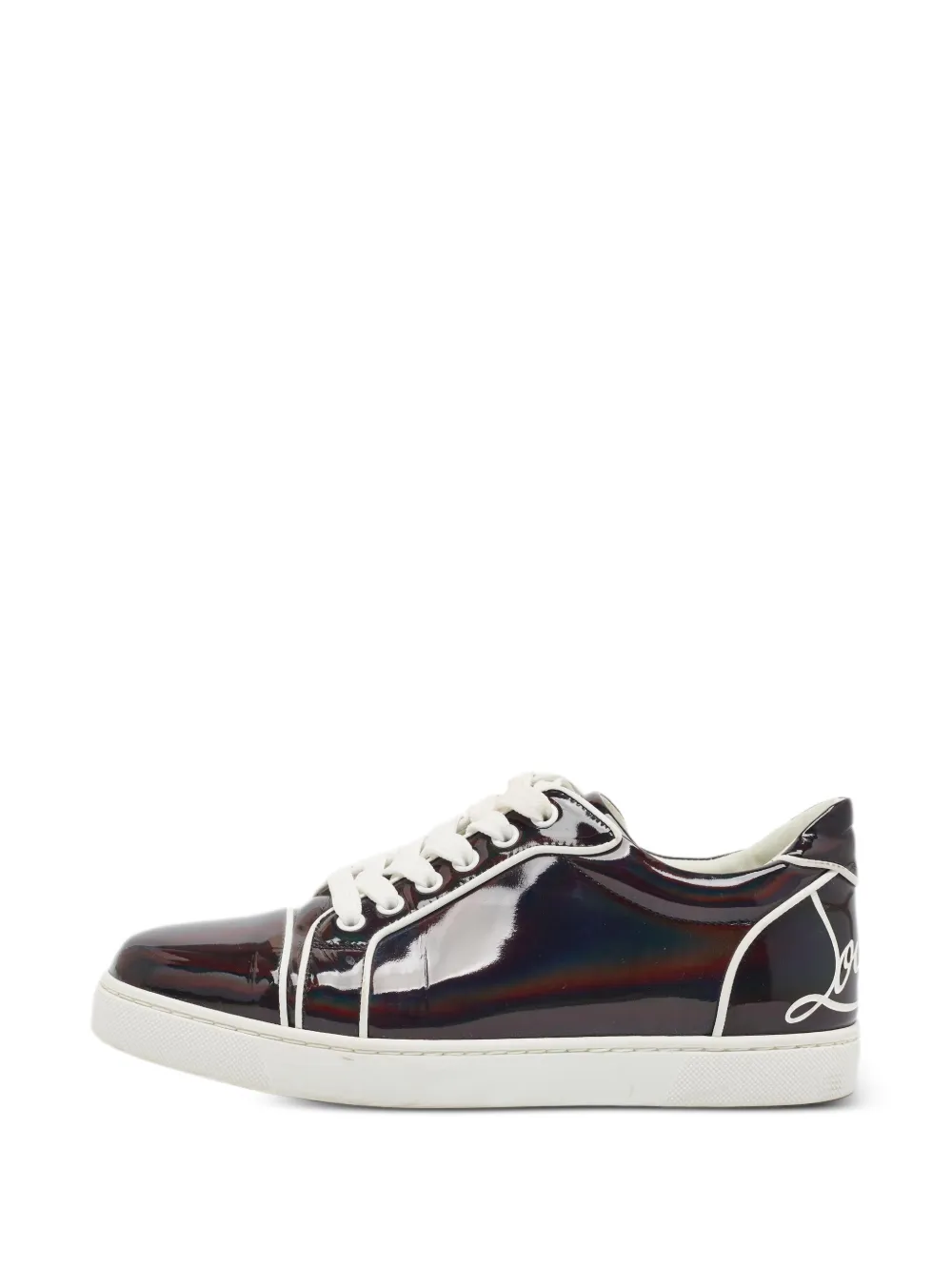 Christian Louboutin Pre-Owned Fun Vieira patent leather sneakers - Schwarz