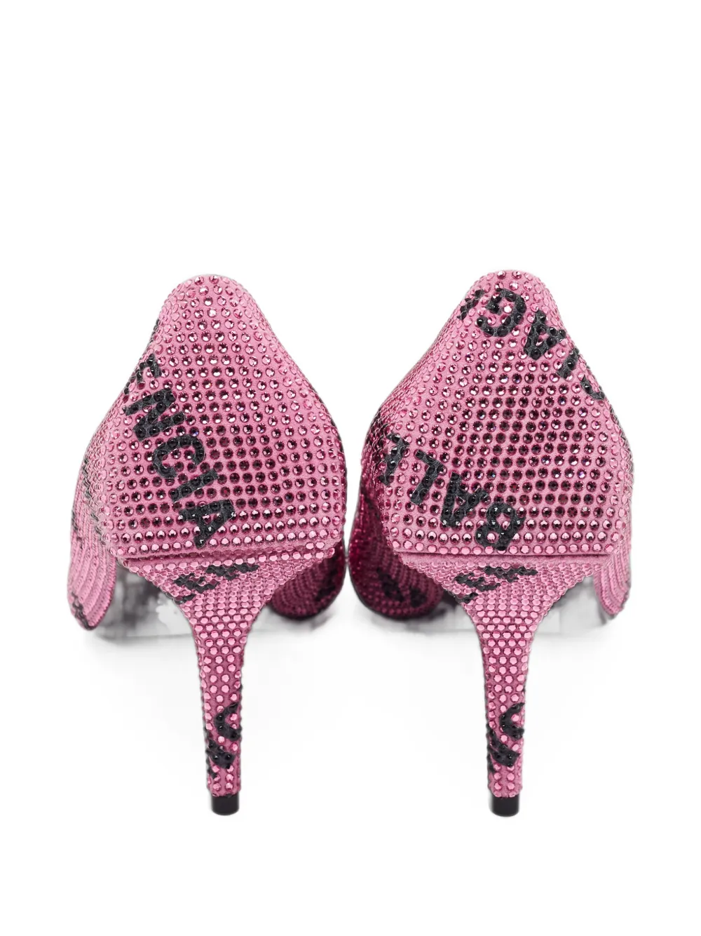 Balenciaga Pre-Owned Knife crystal-embellished pumps - Rosa