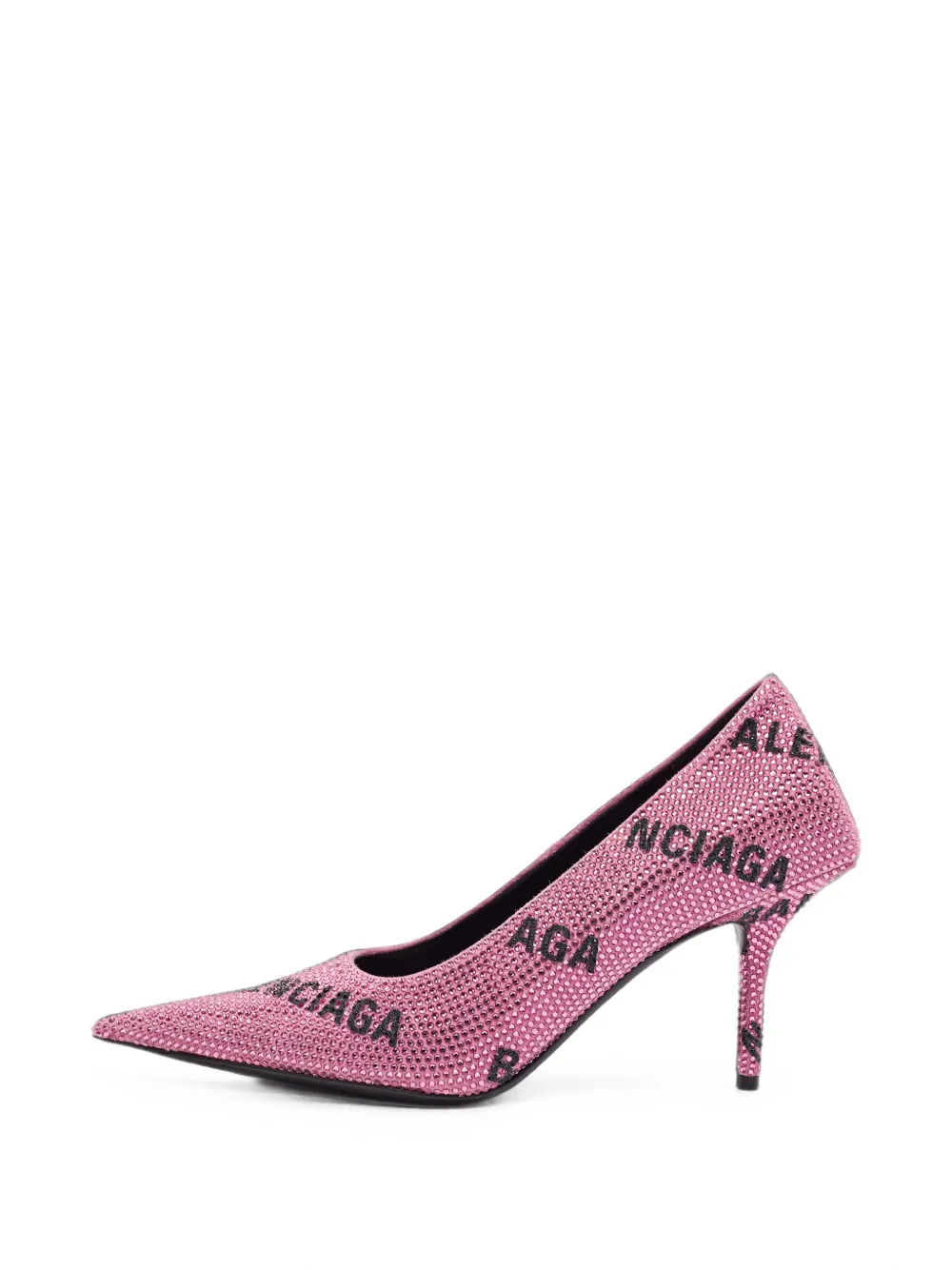 Balenciaga Pre-Owned Knife crystal-embellished pumps - Rosa