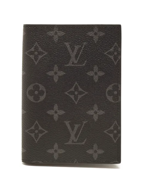 Louis Vuitton Pre-Owned Monogram Eclipse passport cover