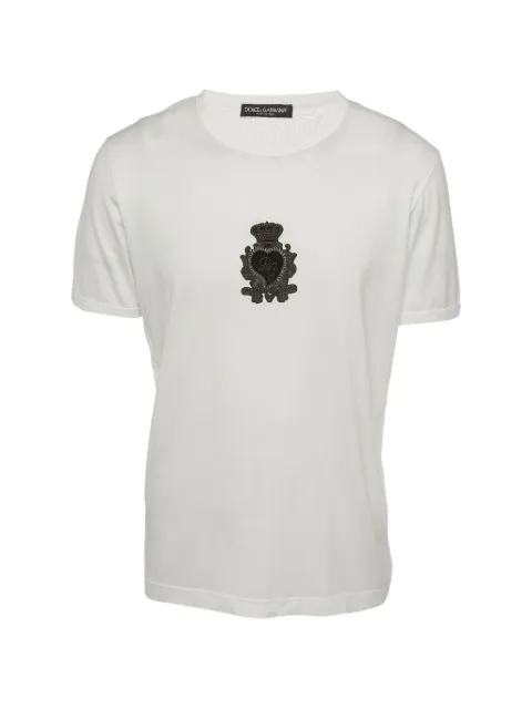 Dolce & Gabbana Pre-Owned Heraldic DG logo T-shirt