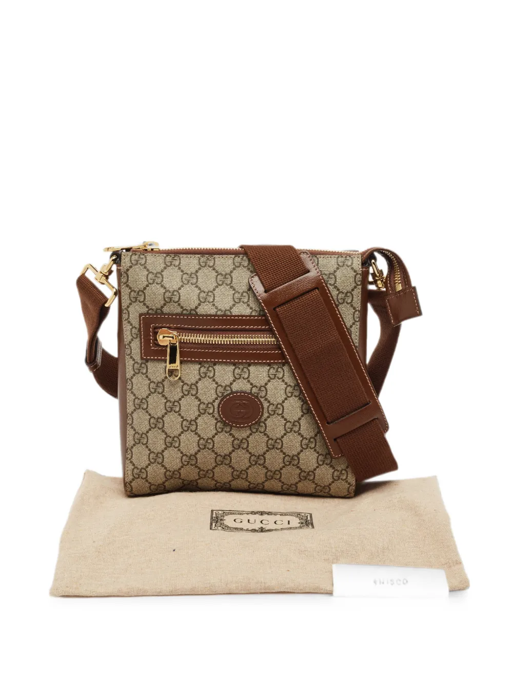 Gucci Pre-Owned GG Supreme messenger bag - Toni neutri