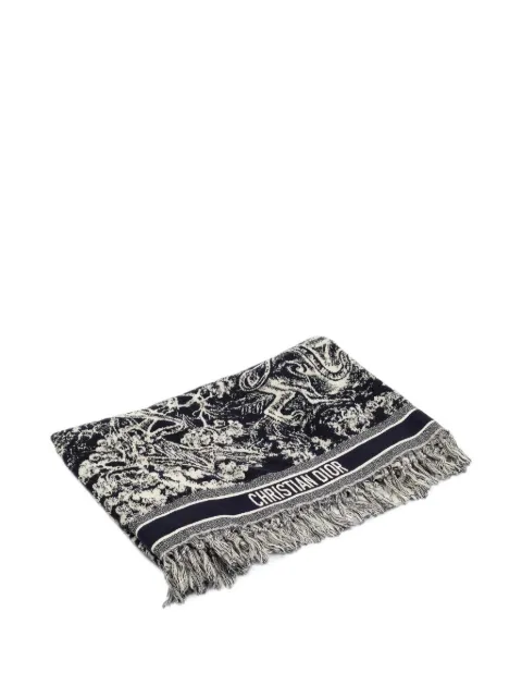 Christian Dior Pre-Owned fringed towel