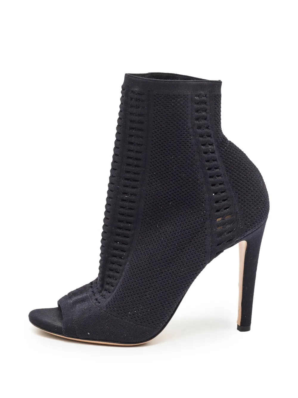 Gianvito Rossi Fiona knit ankle boots - Nero