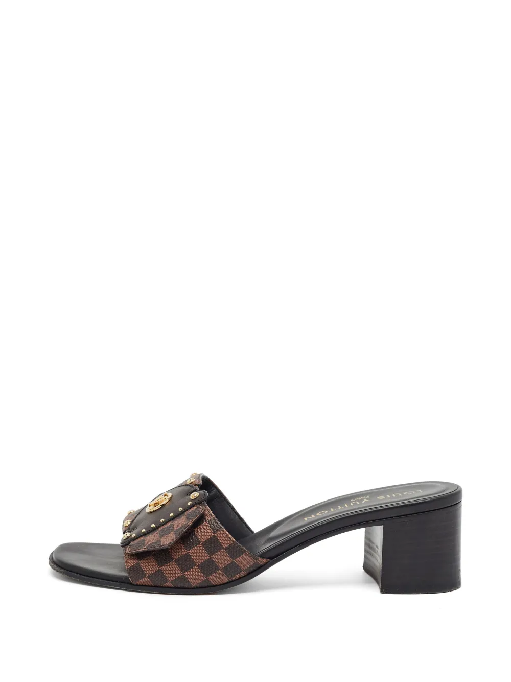 Louis Vuitton Pre-Owned Lock It LV Pop Sandalen mit Monogramm - Braun