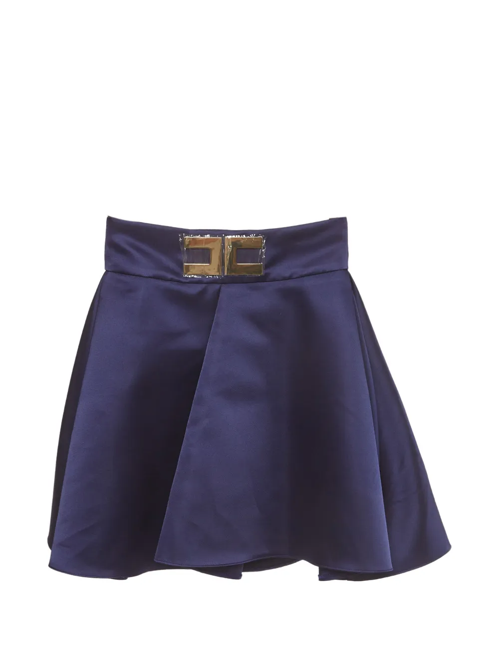Elisabetta Franchi high-waisted pleated mini skirt - Blu