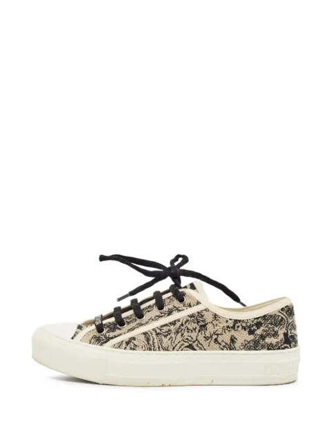 Christian Dior Pre-Owned Walk'n'Dior embroidered sneakers