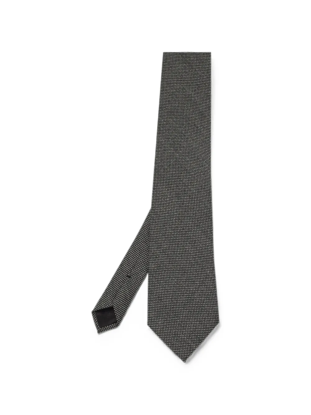 Tom Ford Vintage patterned-jacquard wool tie - Grau