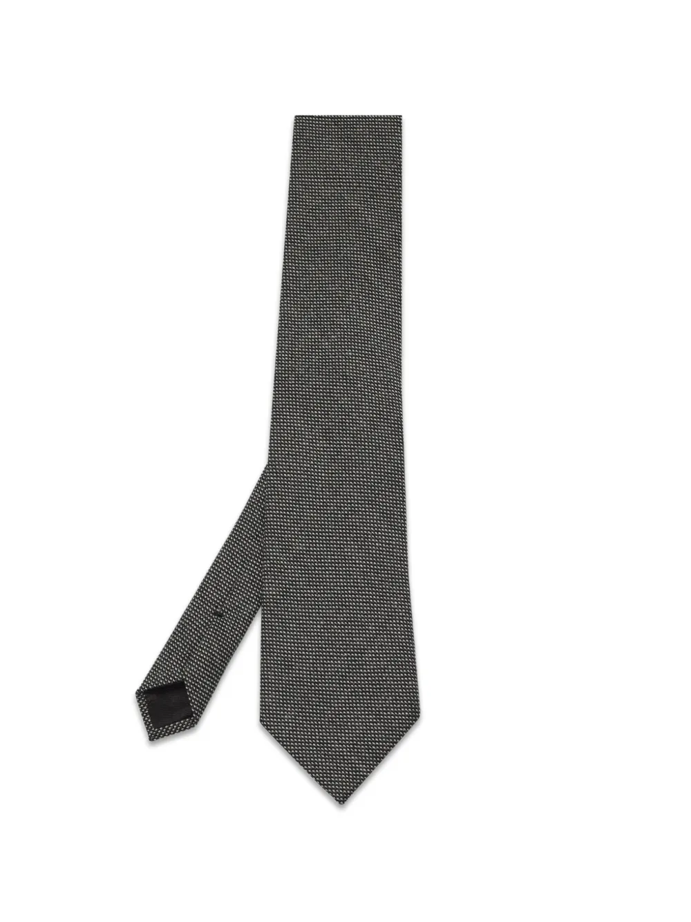 Tom Ford Vintage patterned-jacquard wool tie - Grau