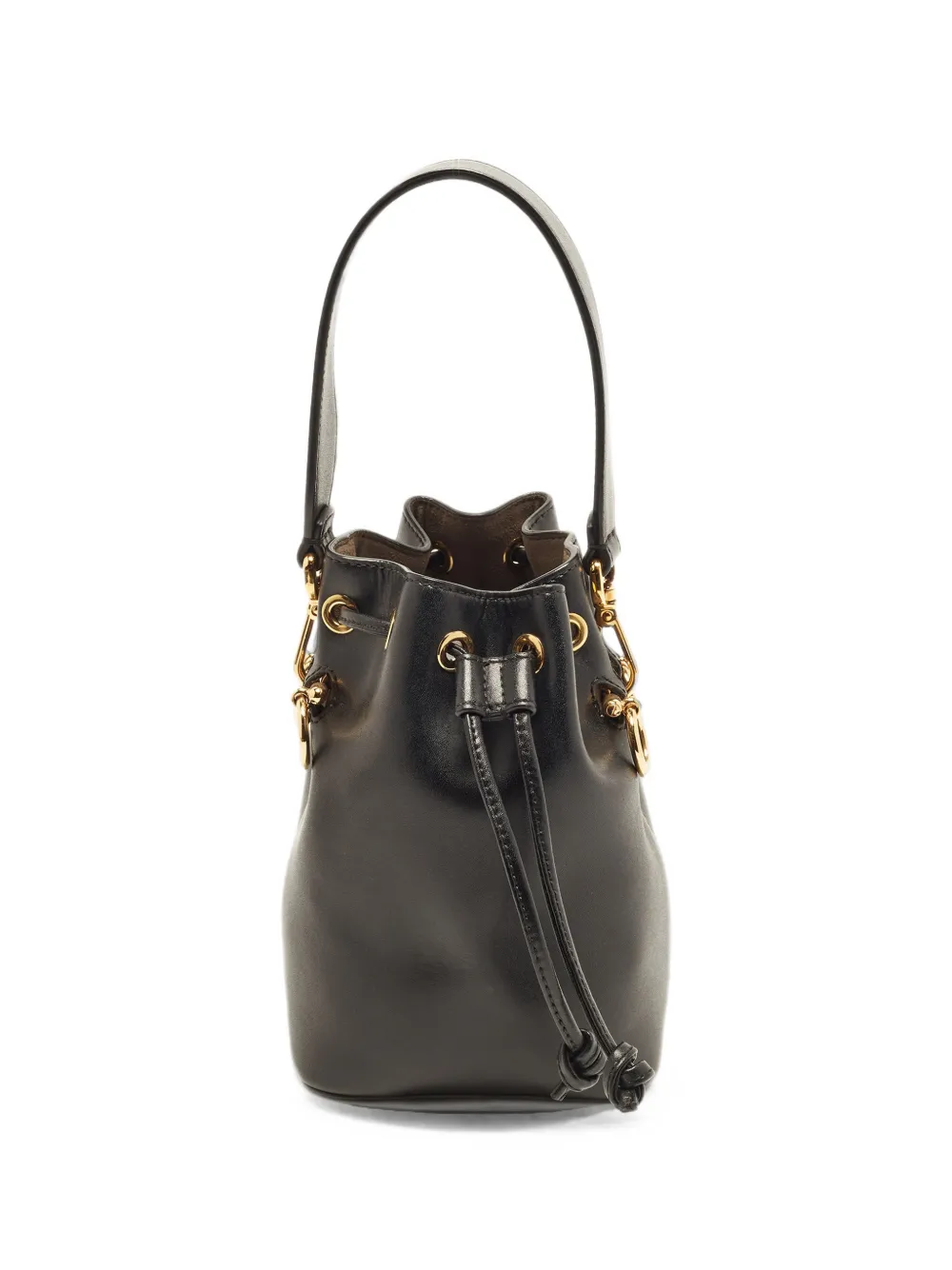 Fendi Pre-Owned 2018 mini Mon Tresor drawstring bucket bag - Schwarz