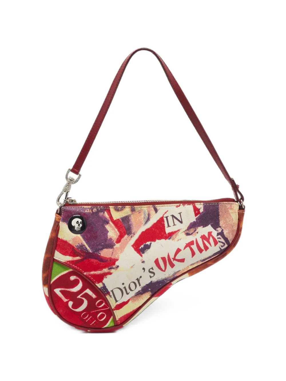 Christian Dior Pre-Owned 2003 Saddle Dior's Victim shoulder bag - Rot