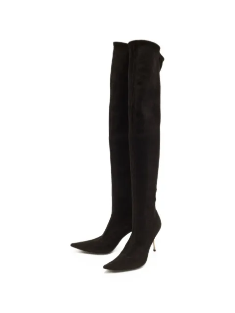 Sergio Rossi pointed-toe knee-high boots