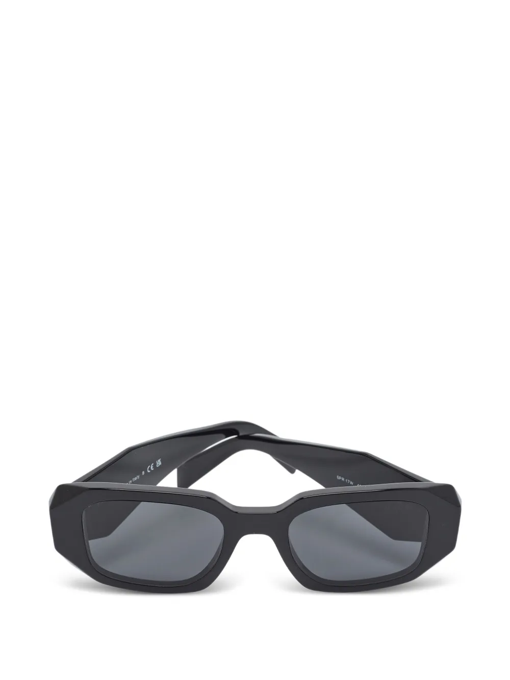 Prada Pre-Owned Occhiali da sole Symbole squadrati - Nero
