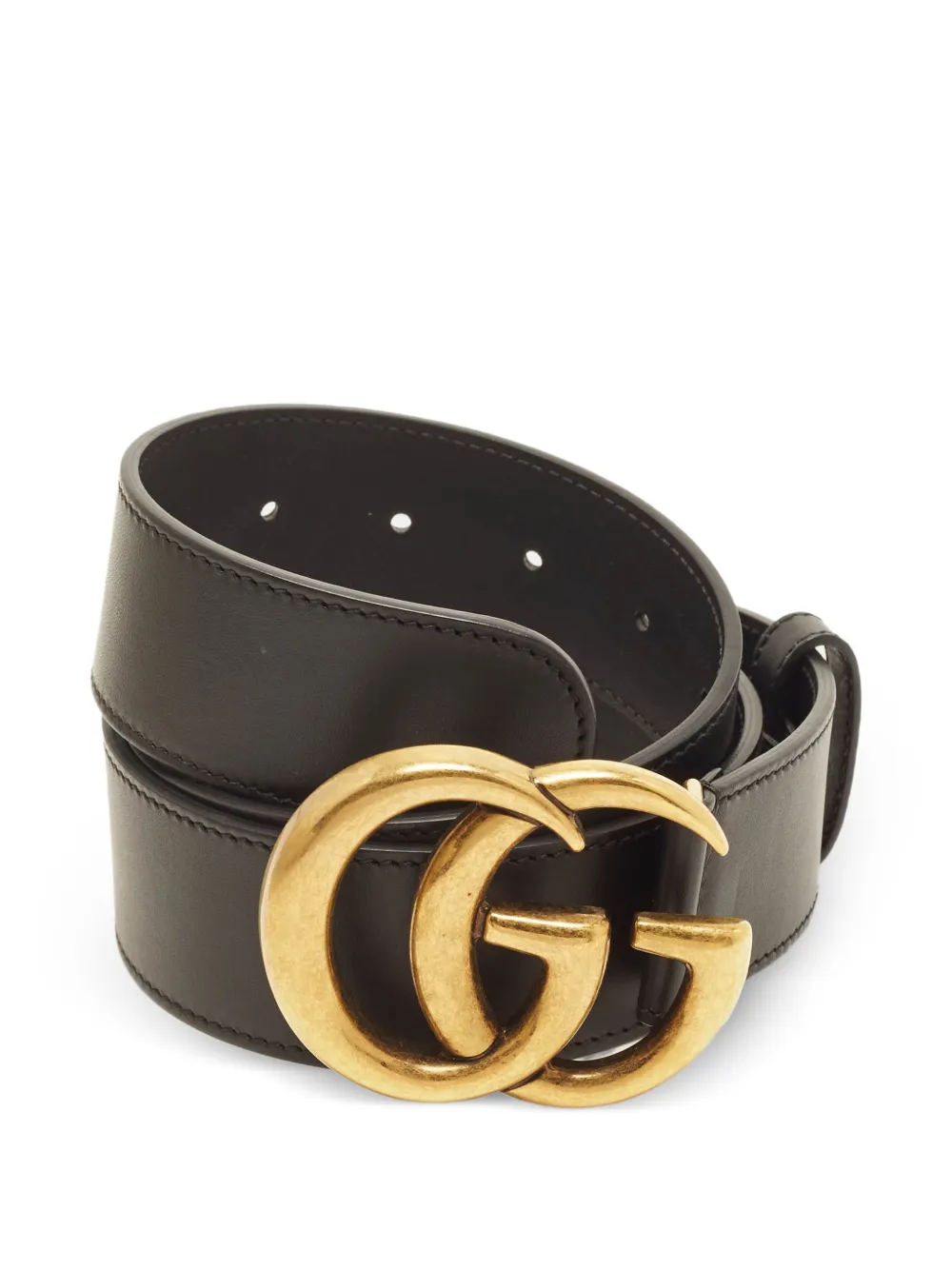 Gucci Pre-Owned logo-buckle belt - Nero