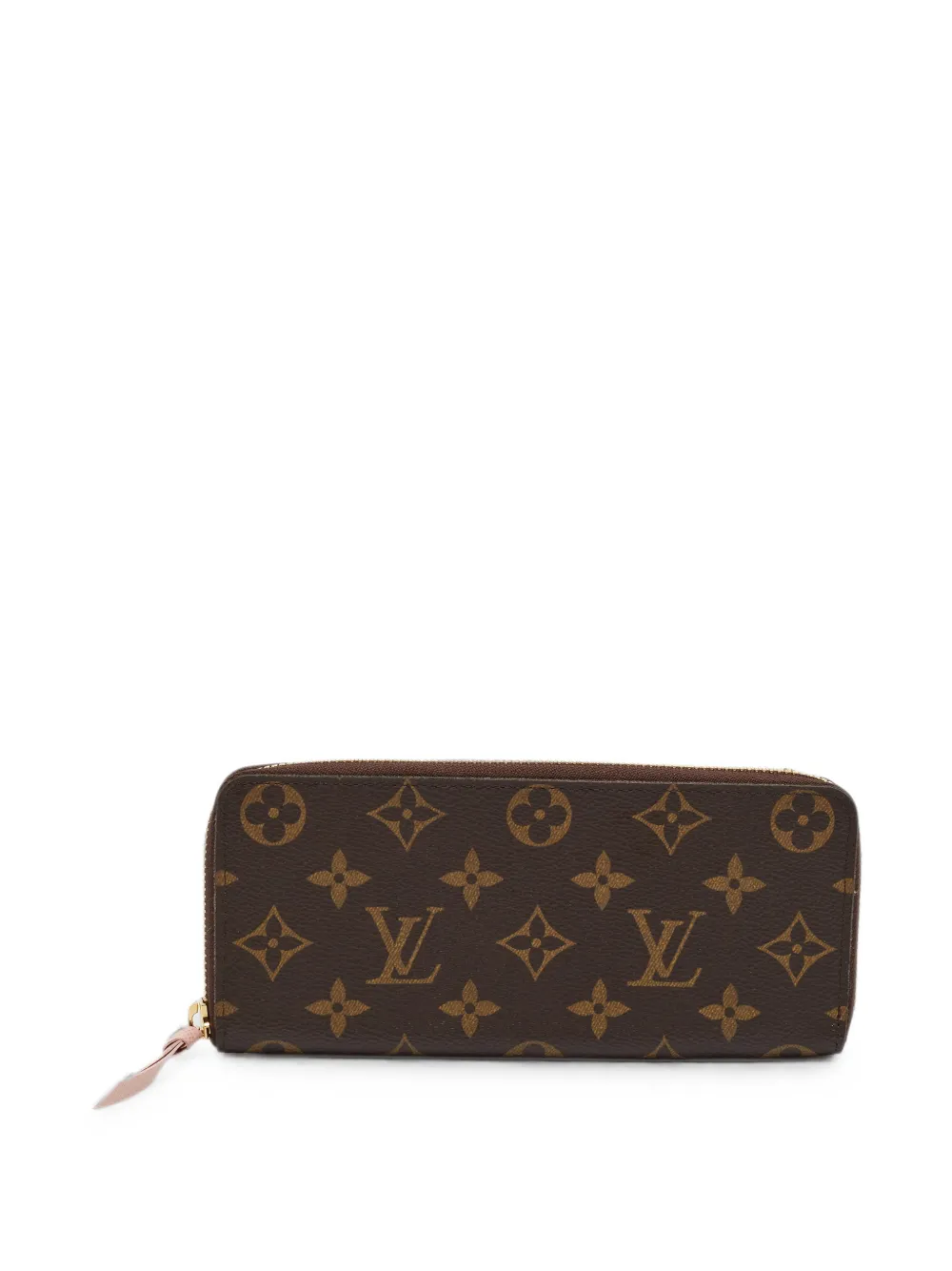 Louis Vuitton Pre-Owned Clemence monogram wallet - Braun