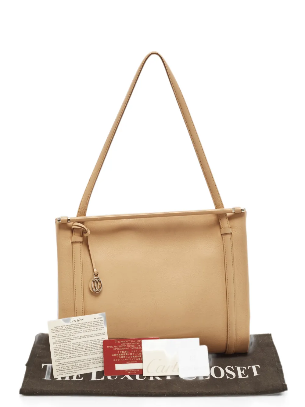 Cartier Cabochon leather tote bag - Nude