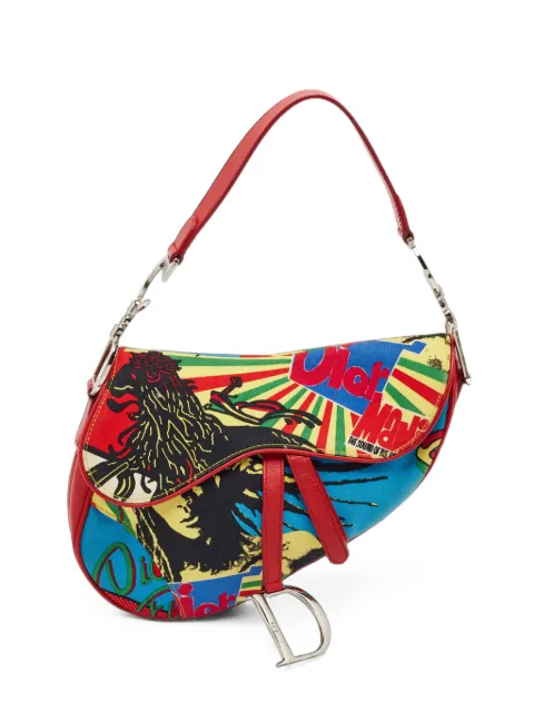 Christian Dior Pre-Owned 2003 Saddle Rasta Mania shoulder bag