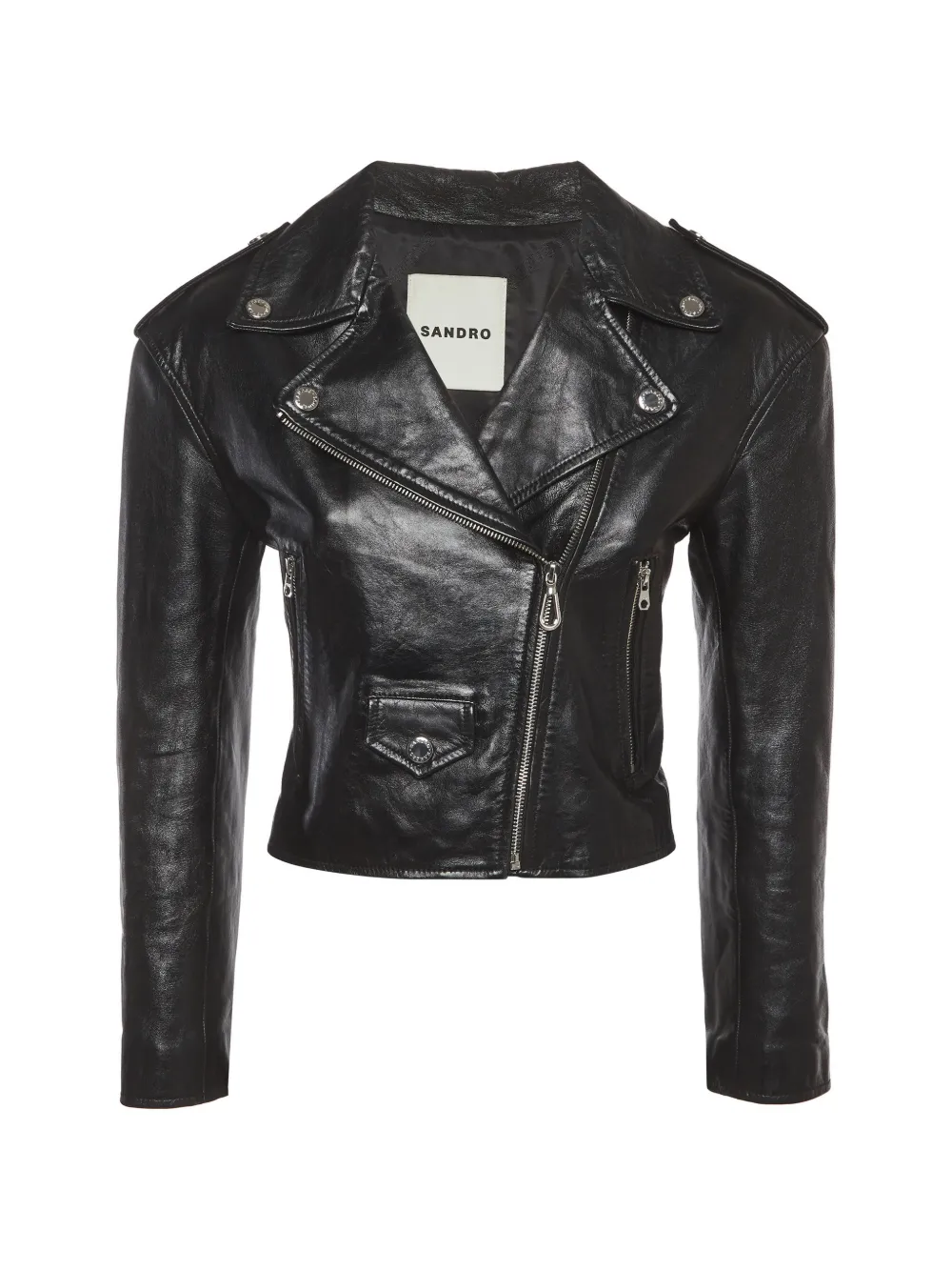 SANDRO zip-up jacket - Nero