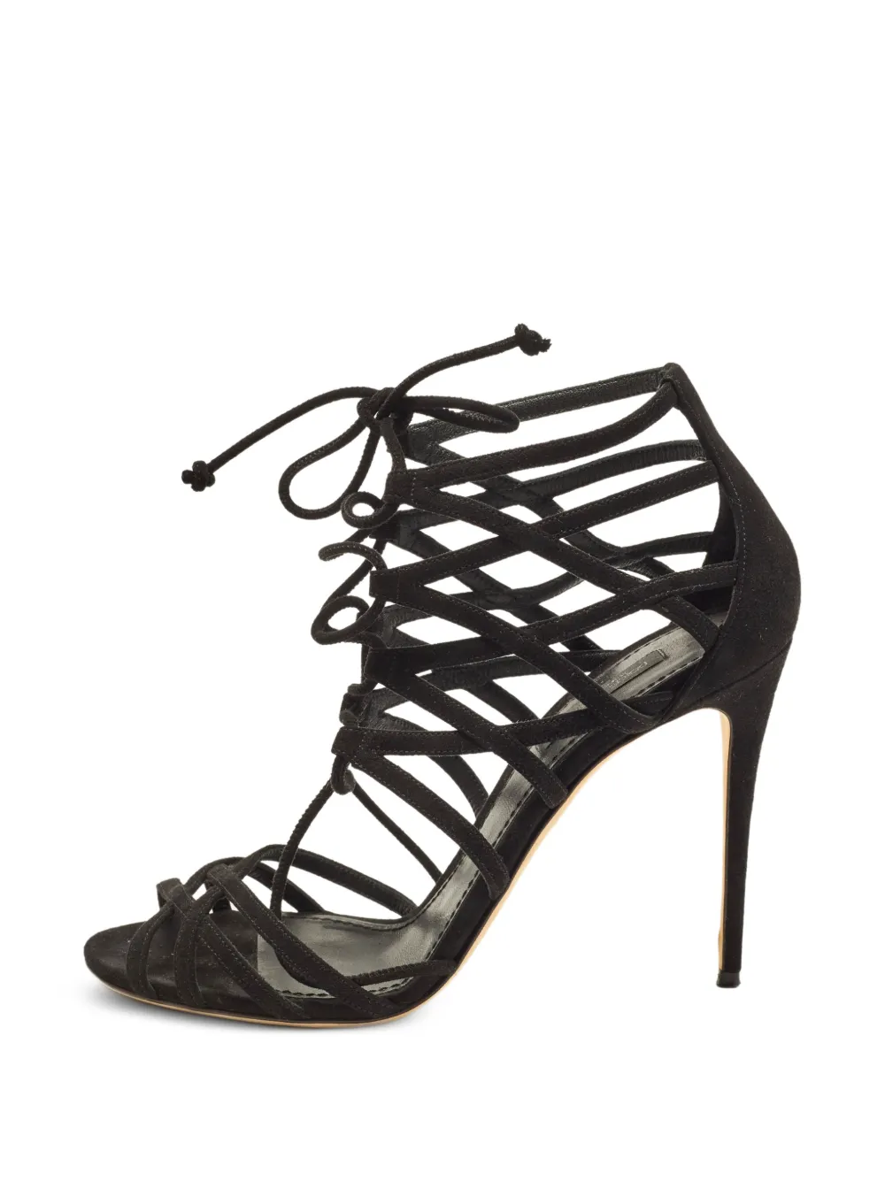 Dolce & Gabbana Pre-Owned sandales à lacets - Noir Dolce & Gabbana Pre-Owned sandales à lacets - Noir