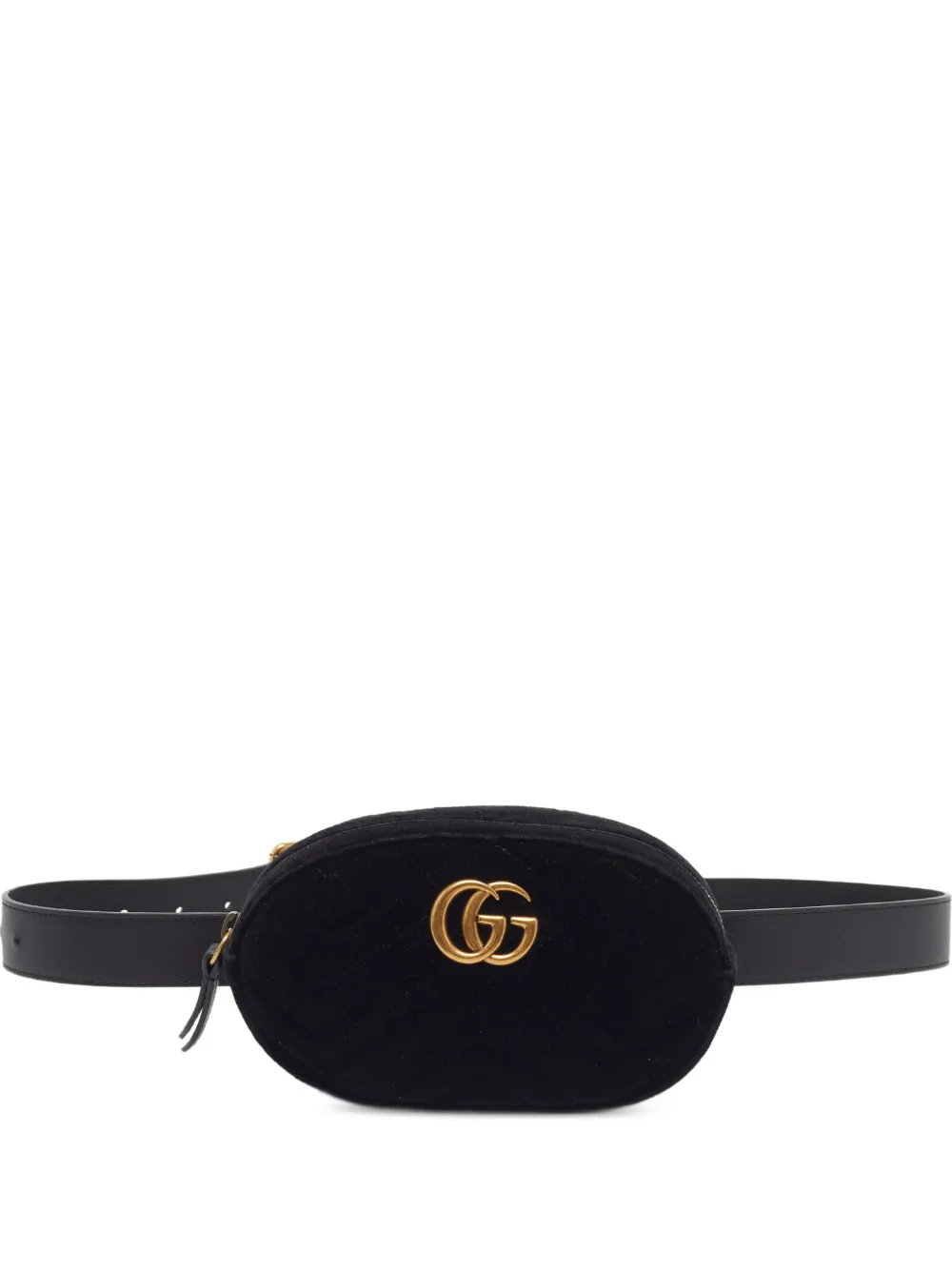 Gucci Pre-Owned GG Marmont matelassé belt bag - Nero