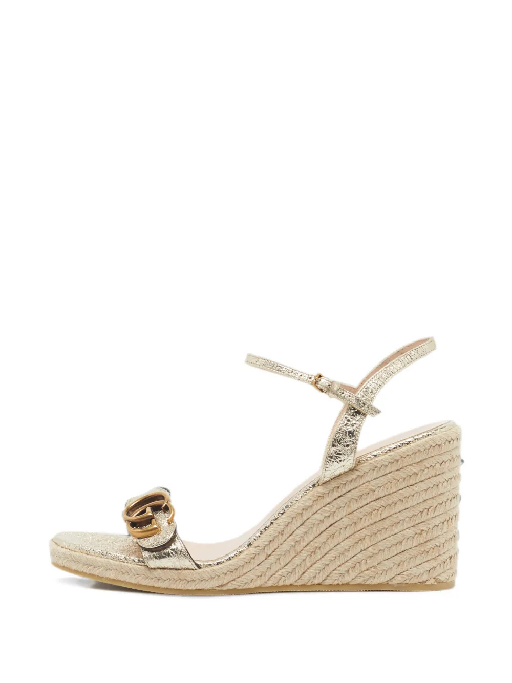 Gucci Pre-Owned GG Marmont espadrilles - Gold