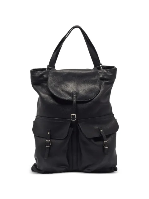 Saint Laurent Pre-Owned mochila con detalle de hebilla