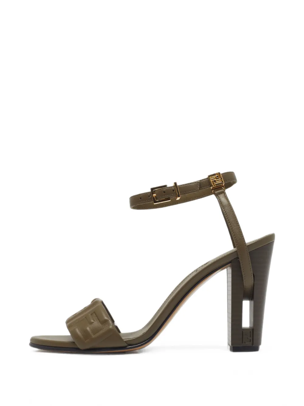 Fendi Pre-Owned Sandali Delfina con cinturino alla caviglia - Verde