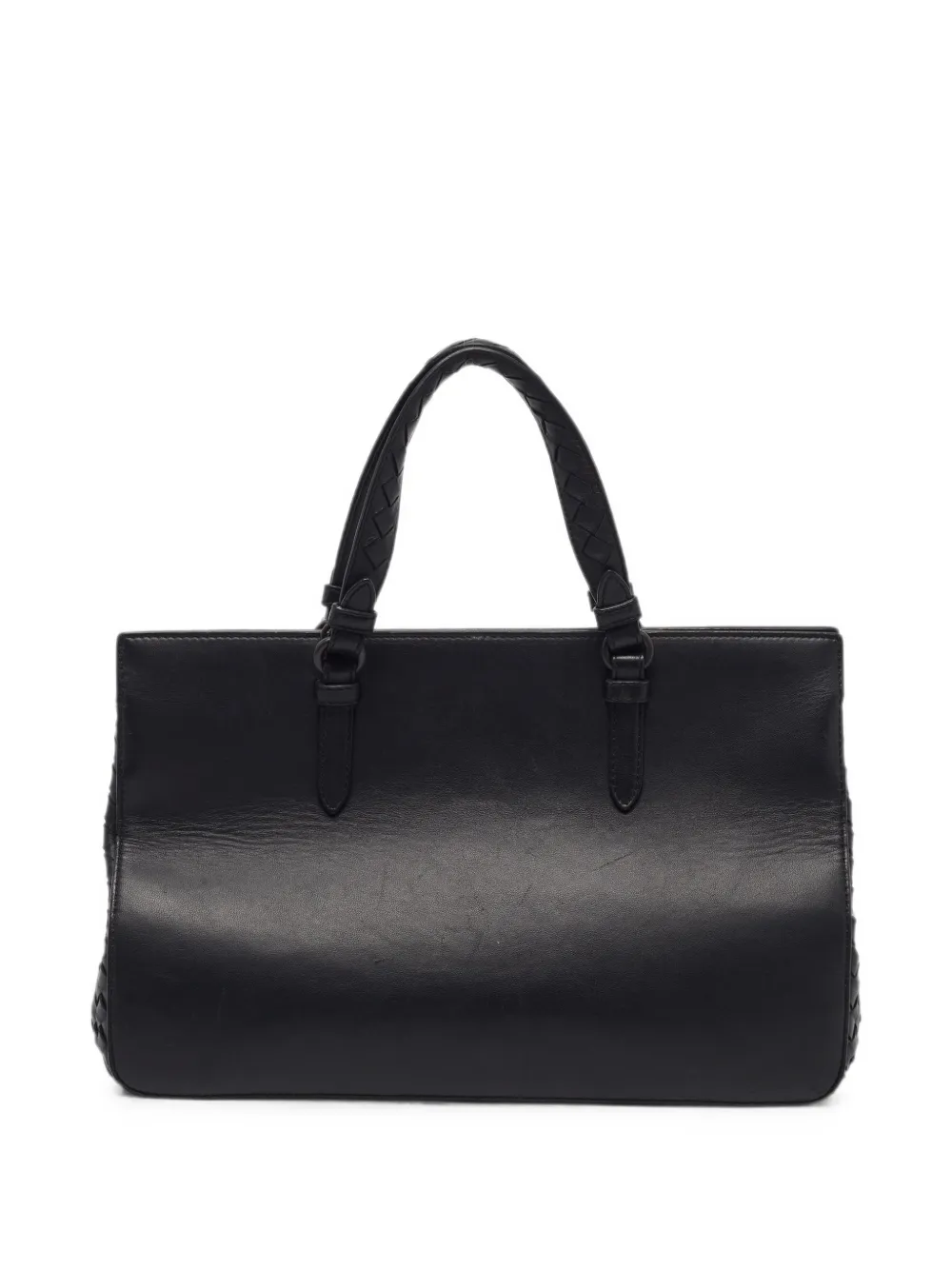 Bottega Veneta Pre-Owned Ellitica レザーハンドバッグ | ブラック
