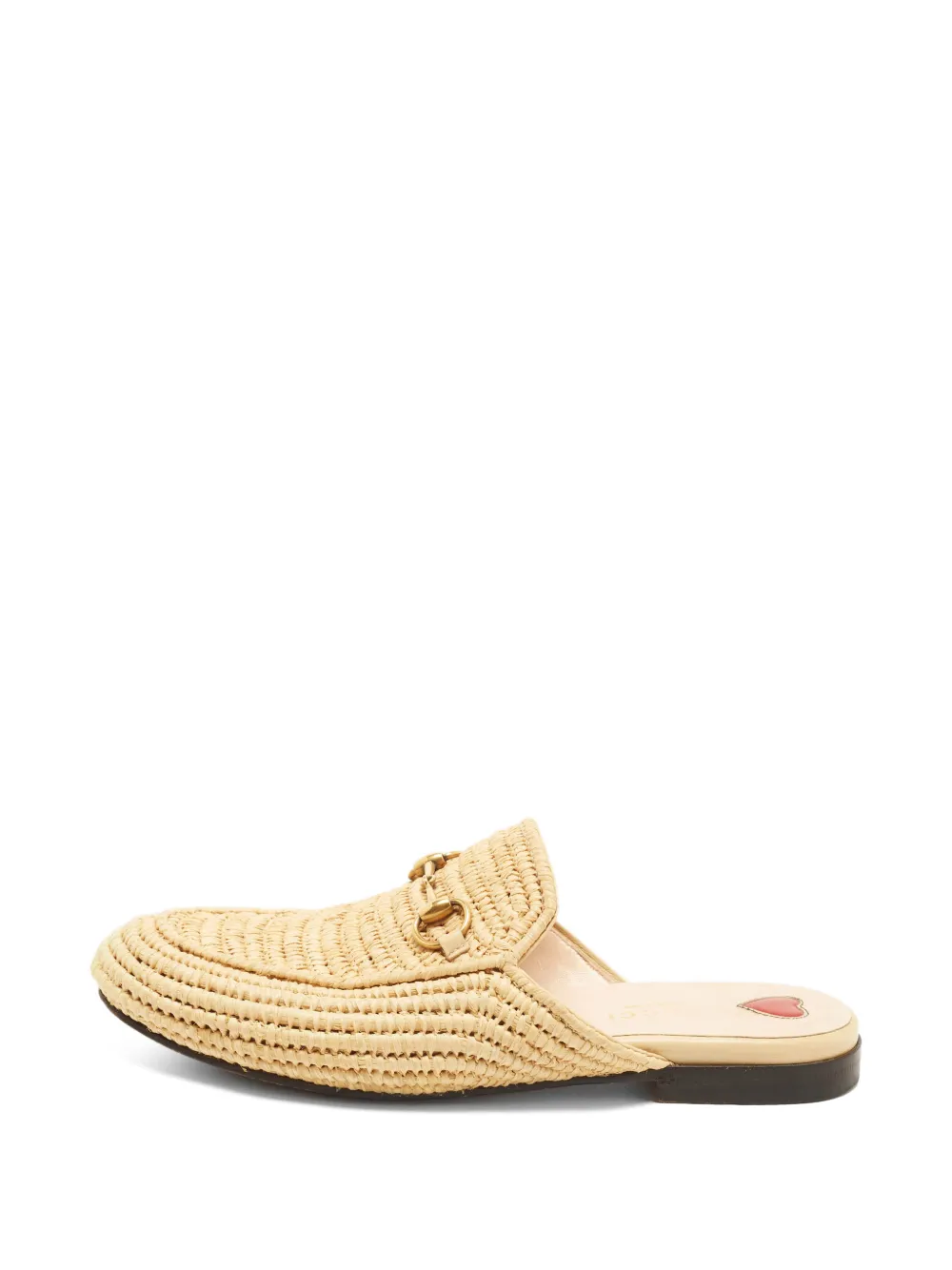 Gucci Pre-Owned Princetown Horsebit woven mules - Toni neutri