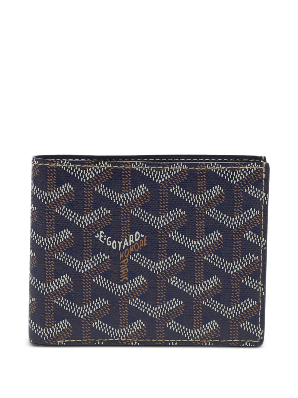 Goyard Pre-Owned Victoire Goyardine bifold wallet - Blu