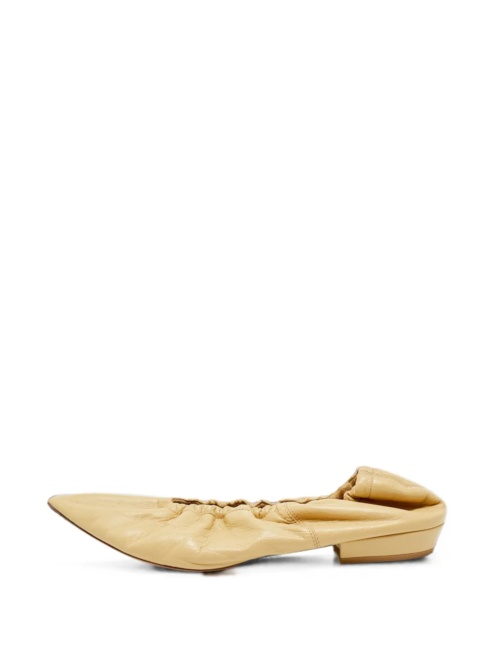 Bottega Veneta Pre-Owned Ballerinas mit mandelförmiger Kappe - Nude