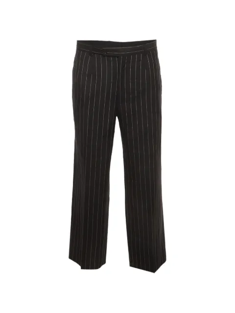 Dolce & Gabbana Pre-Owned pinstripe straight-fit tailored trousers