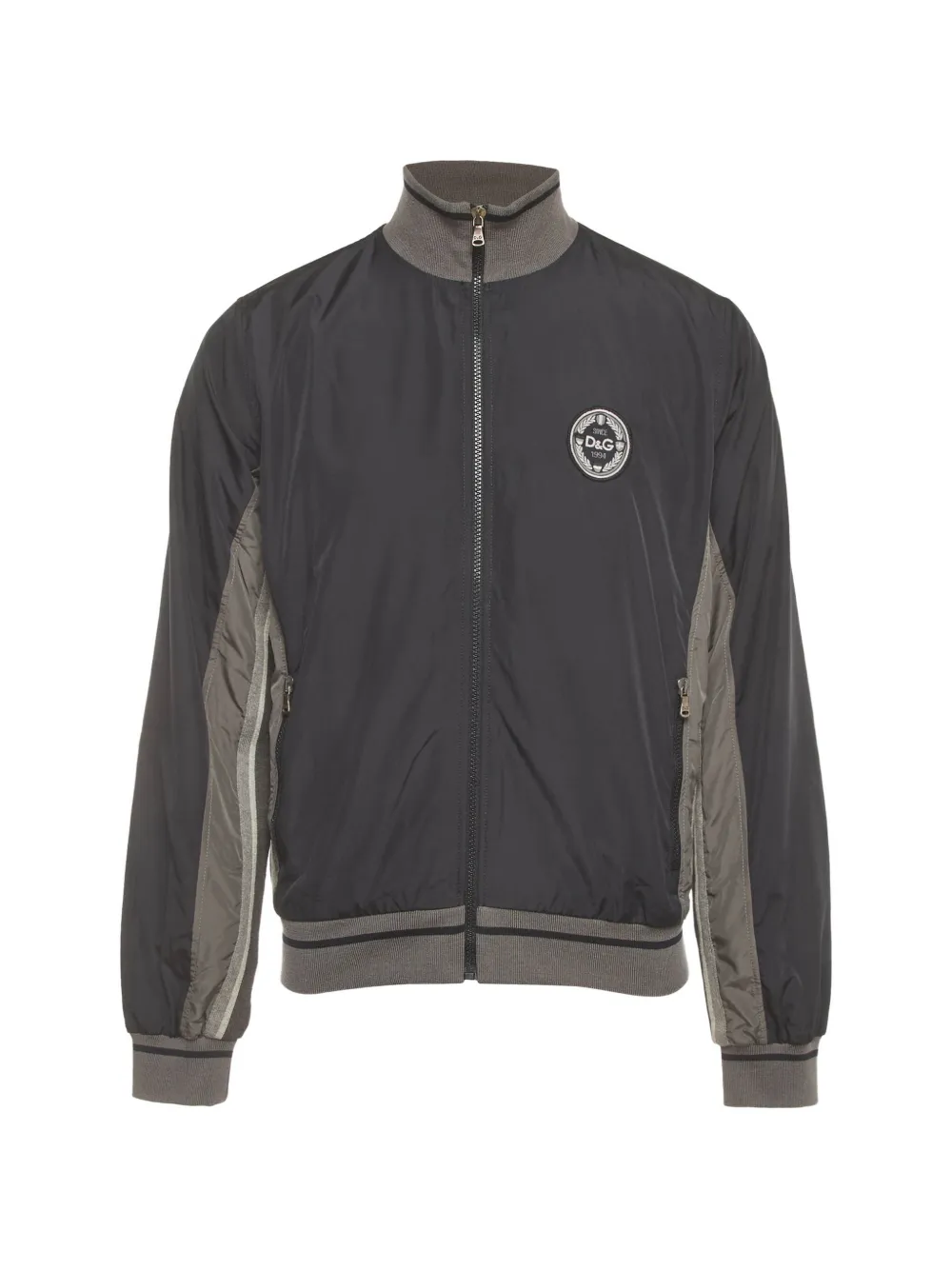 Dolce & Gabbana Pre-Owned logo-patch lightweight jacket - Nero