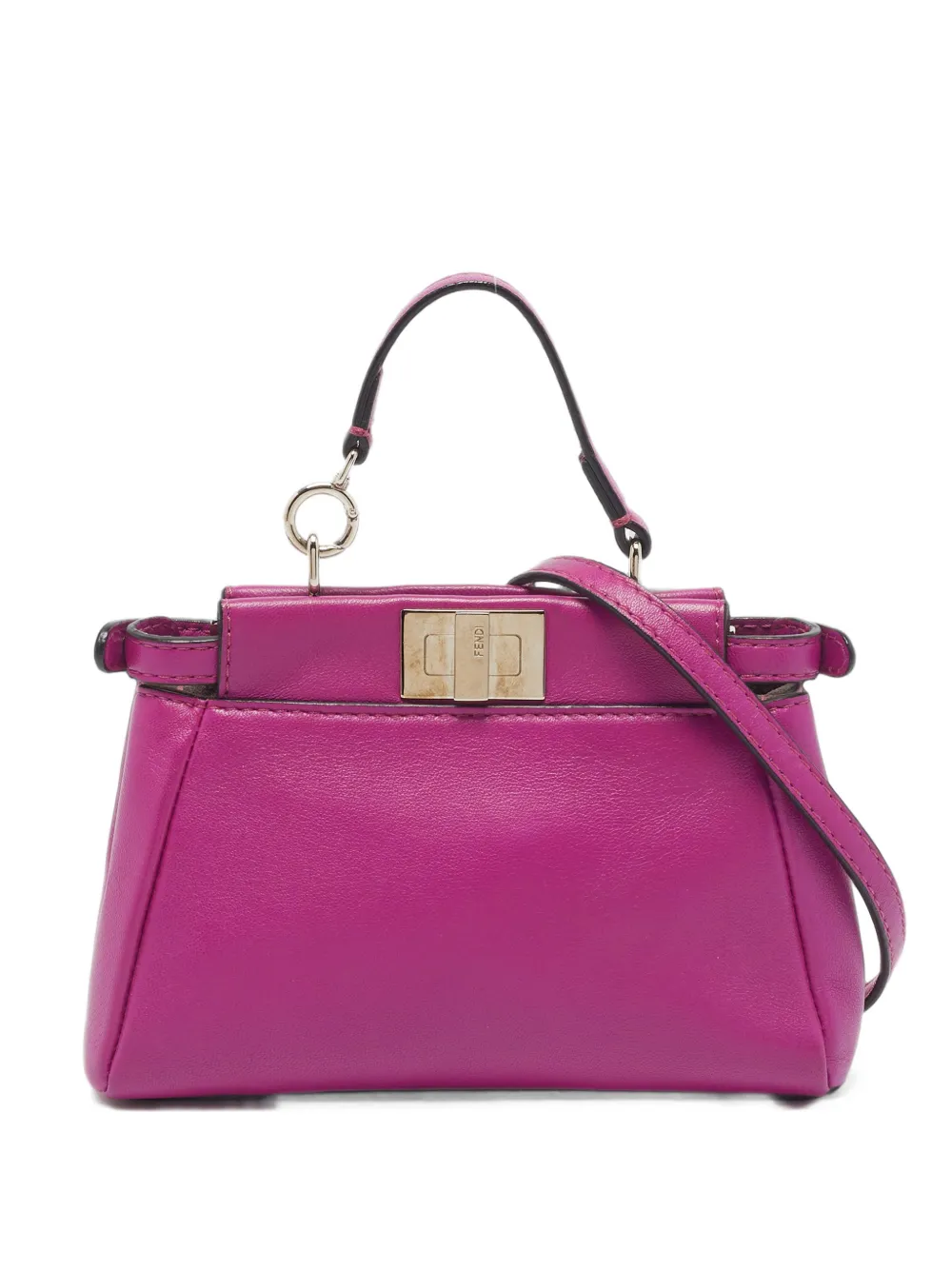 Fendi Pre-Owned Mini Peekaboo Tote Bag - Rosa