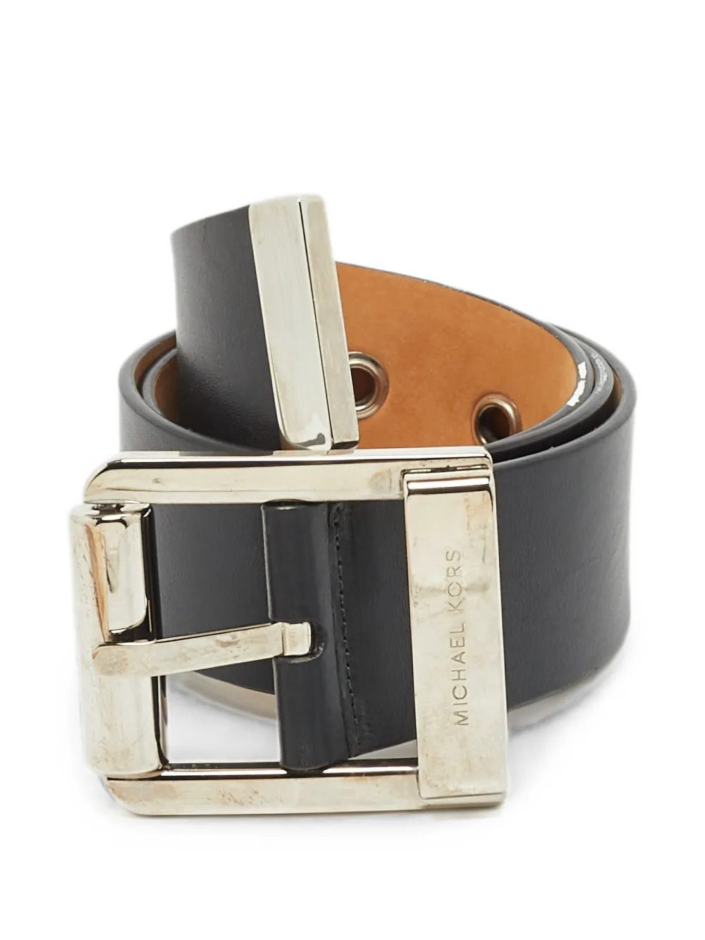 Michael Kors Vintage buckle wide belt - Nero