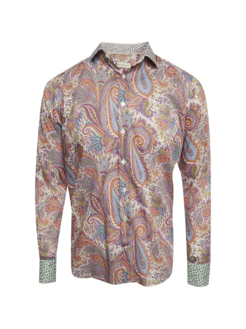 Etro Pre-Owned paisley print shirt