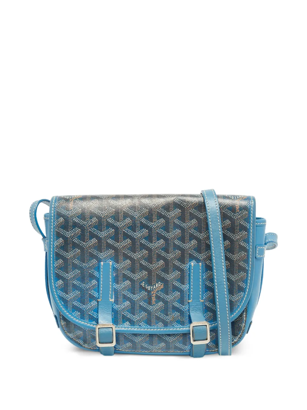 Goyard Pre-Owned Belvedere PM Goyardine shoulder bag - Blu