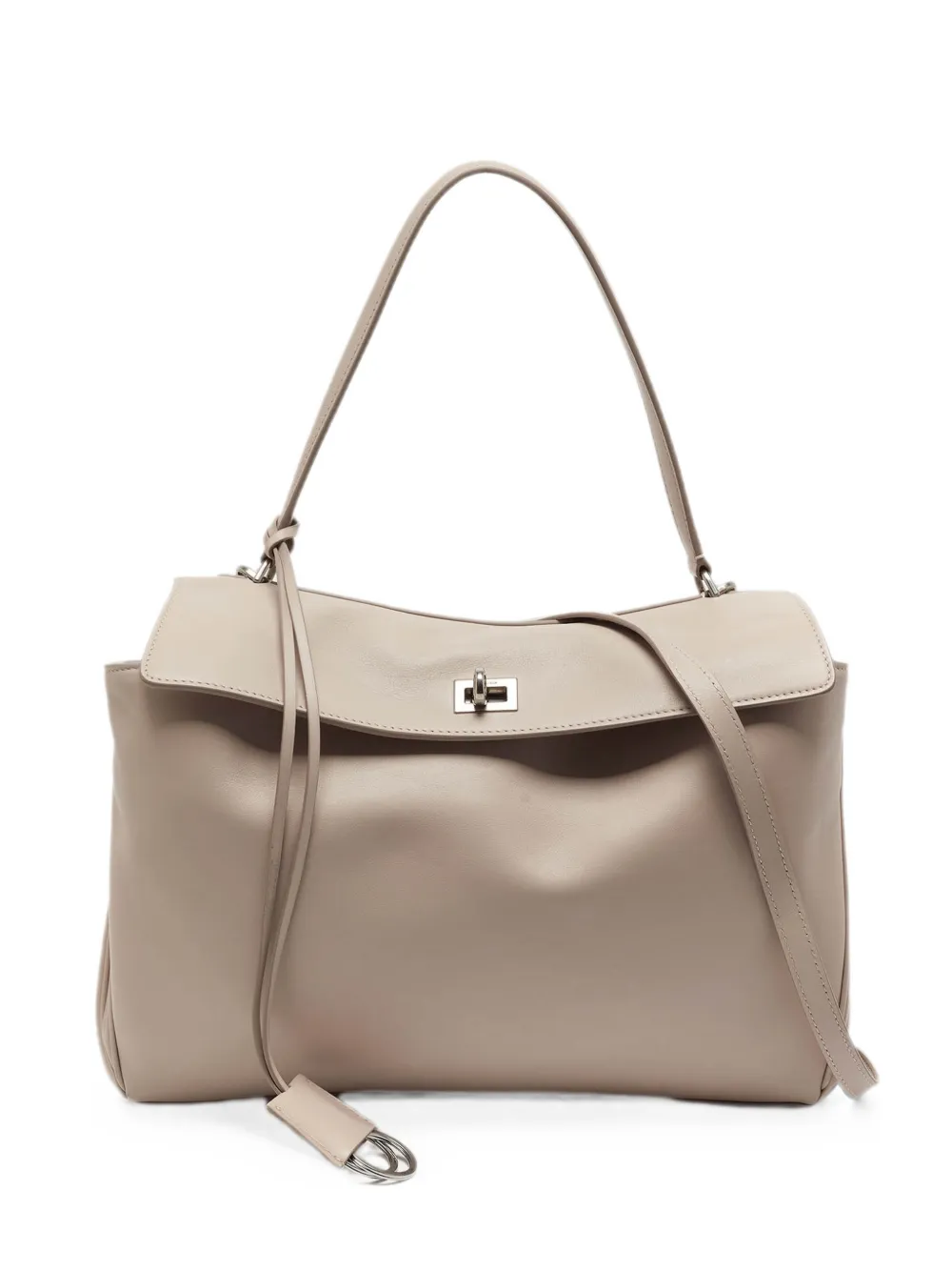 Balenciaga Pre-Owned medium Rodeo leather top handle bag - Nude