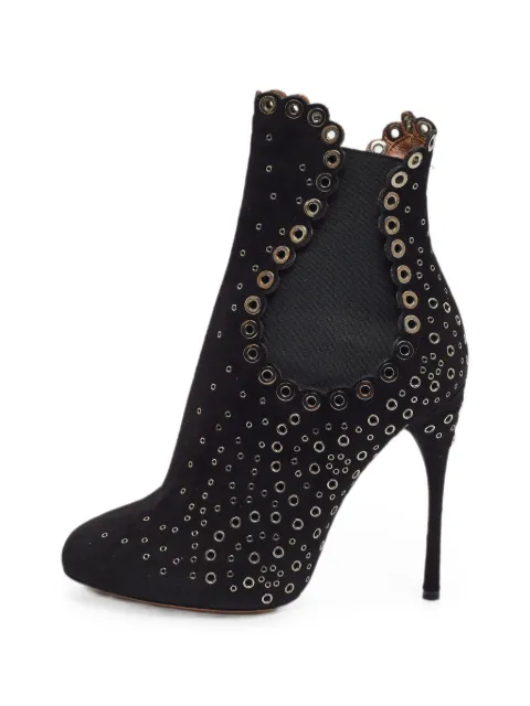 Alaïa Pre-Owned Gomet laser-cut ankle boots